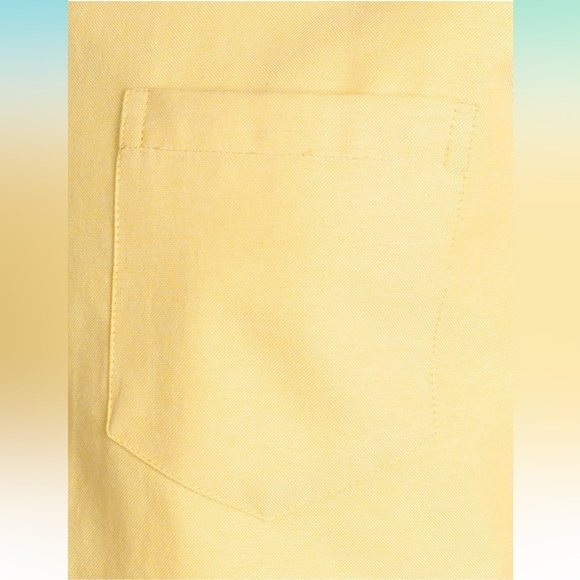 💛 ZEROYAA Men's Casual Slim Fit Long Sleeve Button Down Oxford Shirts size Small - Picture 4 of 7